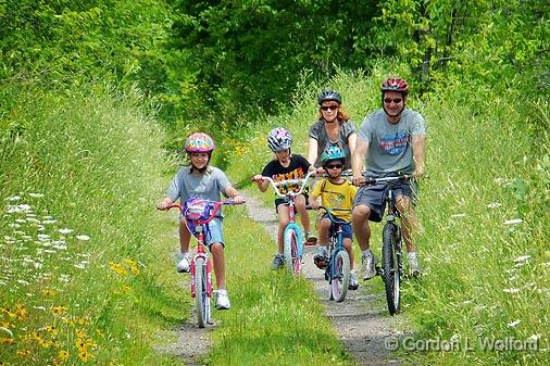 Biking The Cataraqui Trail_DSCF02323.jpg - Michelle and family photographed along the Cataraqui Treail near Smiths Falls, Ontario, Canada.